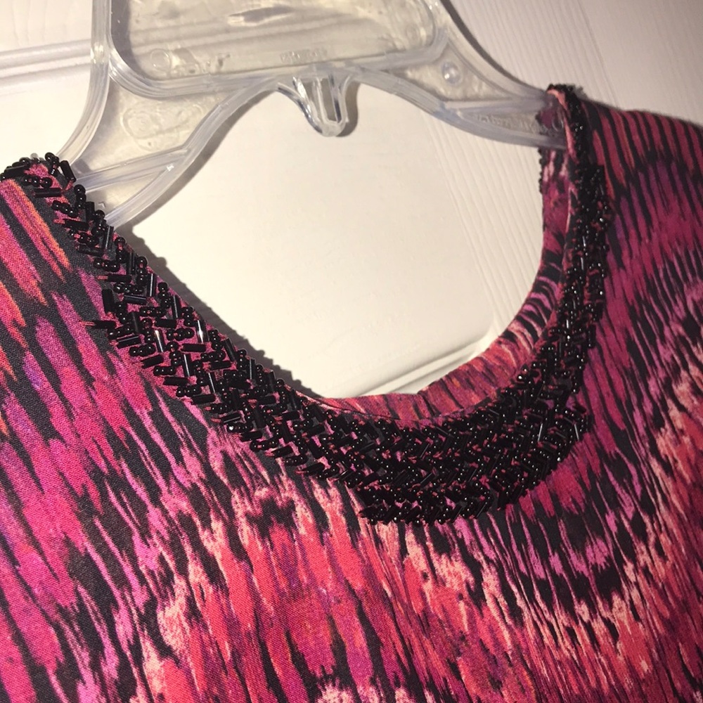 NWT Cache Beaded Neckline Hi-Lo Hem Sz XL - Picture 6 of 13